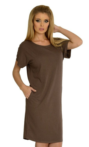 523 Paula Nachthemd kr. ärmel - Kornblume