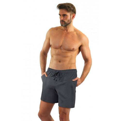 Milo 2 Sesto Senso kurze Pyjamahose, glatt, Graphit