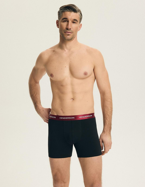 Bench Henderson 44540 schwarz-grafit – Herrenboxershorts 3er-Pack 93% Baumwolle