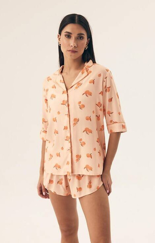 42686 Naranja Damen-Pyjama Henderson – Pfirsich