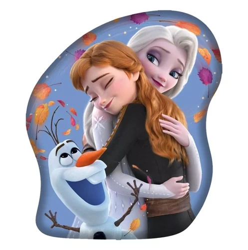 Kuscheliges Kissen „Frozen Sister Love“ von Jerry Fabrics, blau