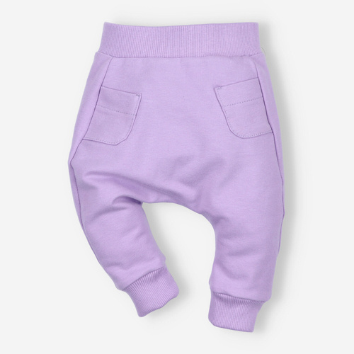 ABN-4517/LIL Nini Jogginghose aus Bio-Baumwolle mit Taschen, Flieder