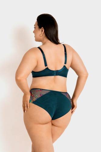 19233 Illusion Soft Milano – Soft-BH mit bunter Stickerei, transparentes Netz