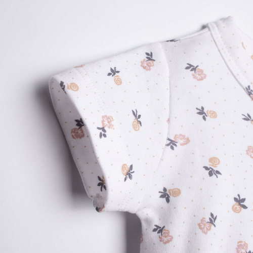 Nicol 220152 Baby Strampler Mädchen Baumwolle Blumen