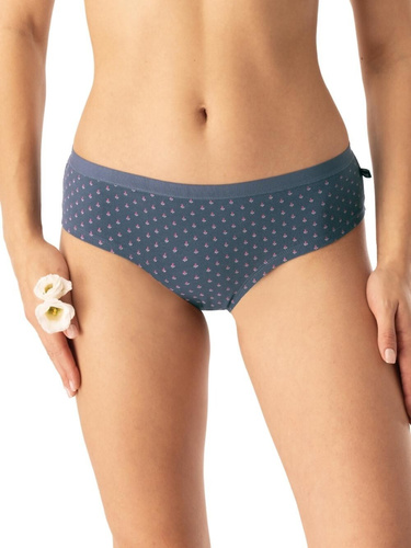 Damen-Slip Key LPN 742 Graphit – Baumwolle, bequem, 2er-Set