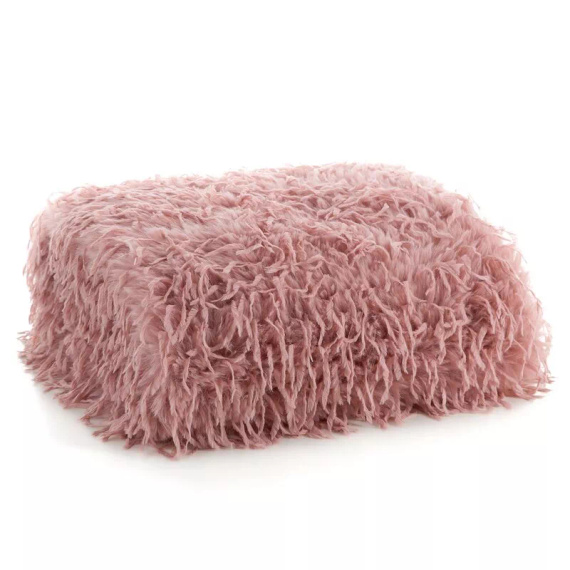 Adore Blanket, flauschige Felldecke, Eurocurtains, Puder