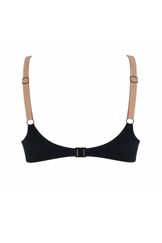 Mediolano Dorato 20001 Bikini Oberteil Full Cup dunkelblau elegant