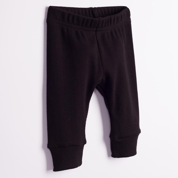 228023 Nicol FARMA Babyhose schwarz, gerippt, elastisch