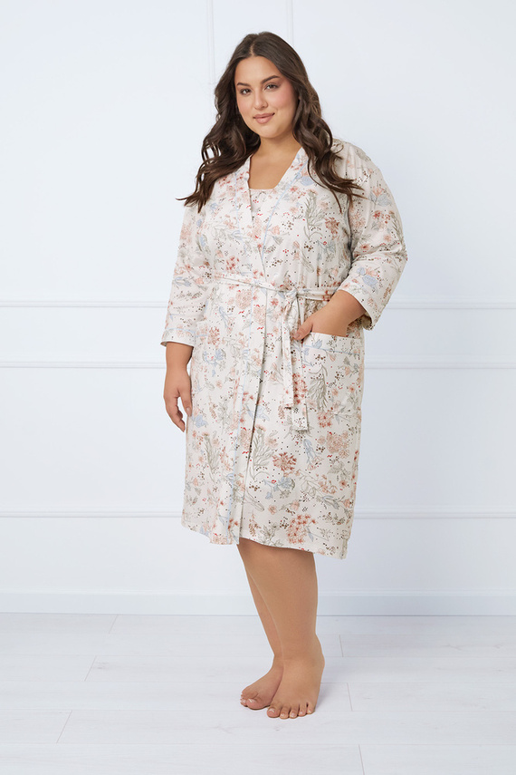 Solita Damenbademantel Italian Fashion - Druck