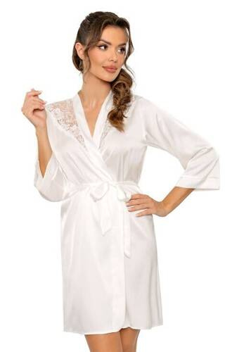 Mari Donna Damenbademantel – Ecru