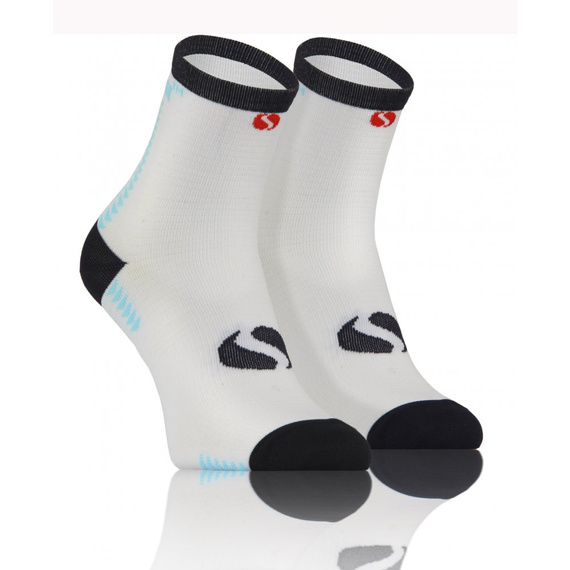 SKB01 Sportsocken Universelle Sportsocken Sesto Senso weiß-türkis