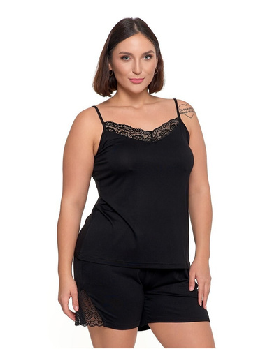 PDD3700-013 Moraj Damenpyjama – Schwarz