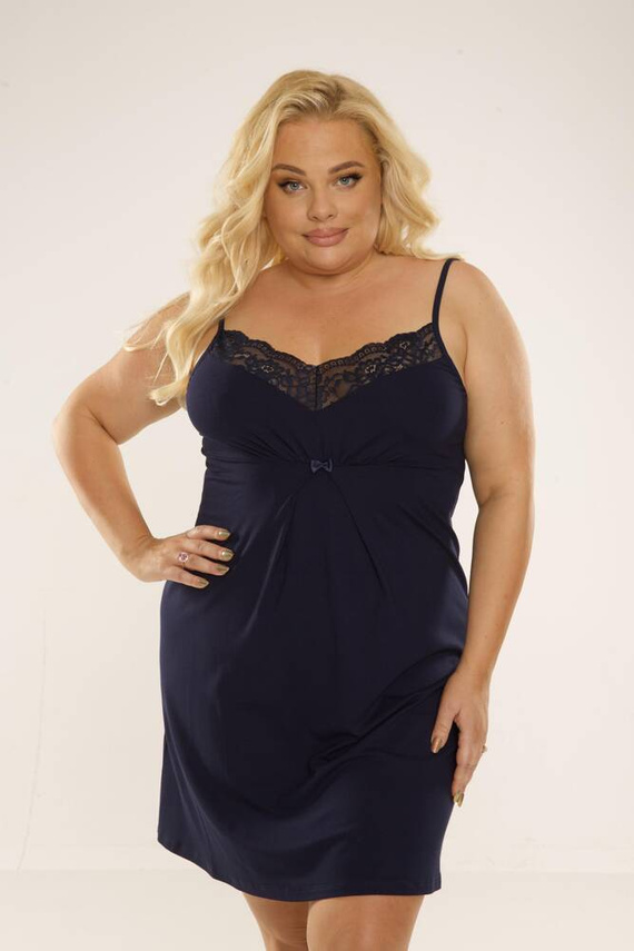 995 Chantal Nachthemd - navy blau