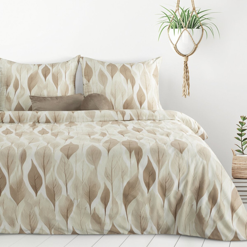 Bettwäsche Dafne Design 91 Blumenmuster wendbar weich mit Reißverschluss