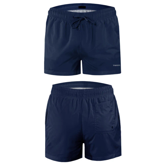Sesto Senso Herren Badeshorts schnell trocknend Strandshorts mit Taschen navy