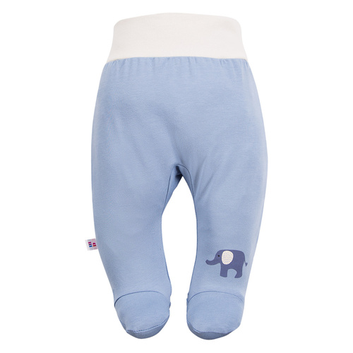 Elefanten-Eevi-Baumwollschlafanzug – blau