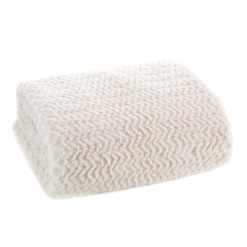 Laris Decke, Mikrofaser-Tagesdecke, Eurocurtains, Creme