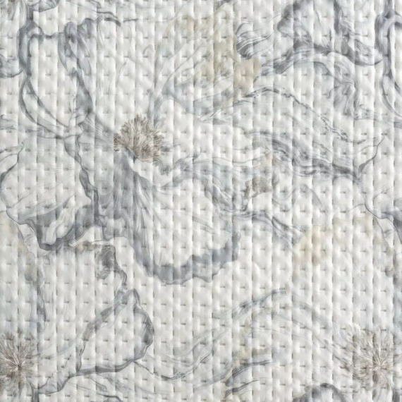 Eurofirany Lisa Tagesdecke Weiß 100% Polyester Elegante Bettdecke