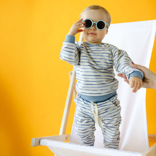 Elefanten-Eevi-Baumwollhose – gestreift