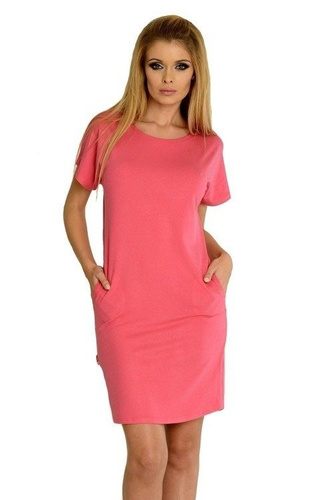 523 Paula Nachthemd kr. ärmel - marineblau