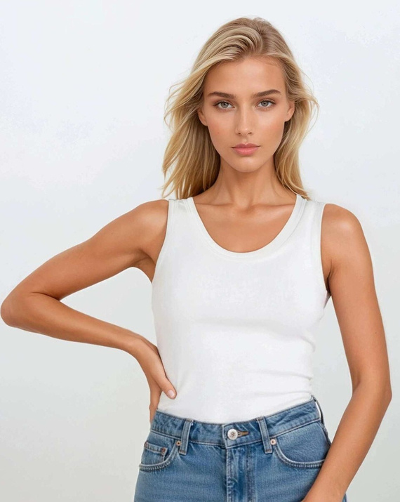 Damen-Top Eldar Active Carlana – figurbetontes Baumwoll-Top mit Rippstruktur