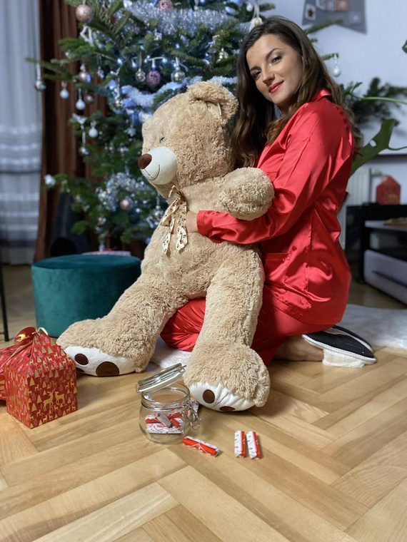 934 Classic Forex Damen Schlafanzug - rot