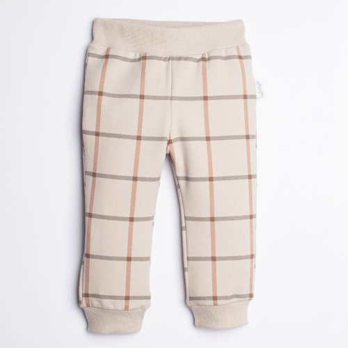 221279 Kiku Nicol Kinder Jogginghose kariert mit Bündchen