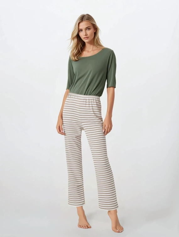 Forest Whispers Momenti Per Me Damenpyjama grün