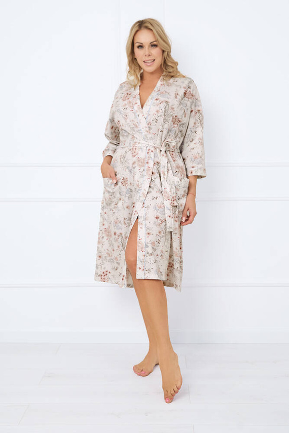 Solita Damenbademantel Italian Fashion - Druck