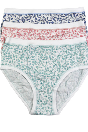 3363 MIDI-5H100 Cotonella MIDI-Höschen im 3er-Pack – Baumwolle, mittlerer Bund, bequem für den täglichen Gebrauch