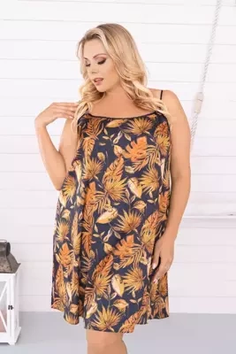 Monstera Damenhemd, schmal geschnitten Italia Fashion - Druck