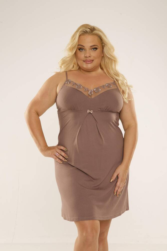 995 Chantal Nachthemd - Mokka