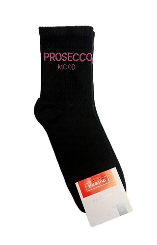 0200-159 Prosecco Milena Damensocken – schwarz