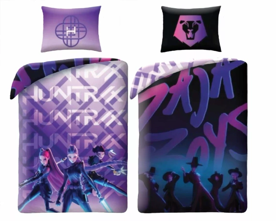Bettwäsche K-POP Demon Hunters 05 Halantex 140x200 Mikrofaser + 70x90