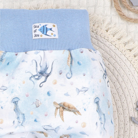 ABN-5456 Sea Of Joy Nini Baby-Schlafanzug – Bio-Baumwolle, elastischer Bund