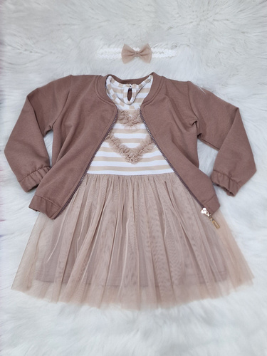 Gracja Kinder-Bomber-Sweatshirt Bambarillo Beige