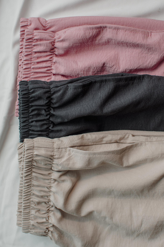 Maeve 875 De Lafense Damen Pyjamahose - lang, einfarbig, mit Taschen - schwarz