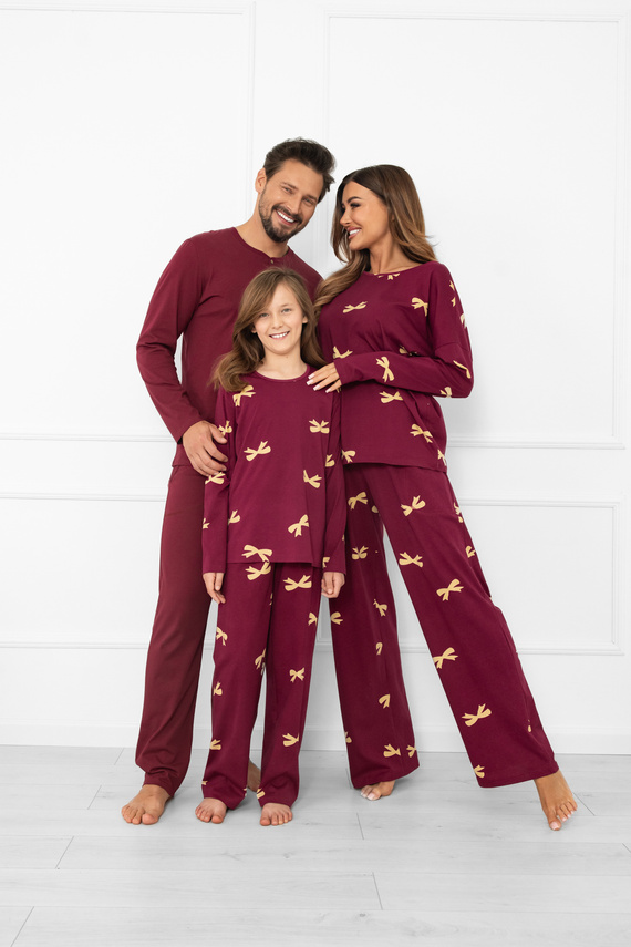 Kwadro Damenpyjama Italian Fashion - Baumwolle, langarm und Hose