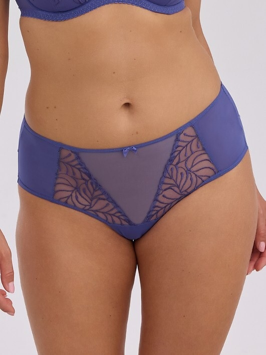 Damen-Slip Gaia GFP 1331 Wendy klassisch blau mit Stickerei