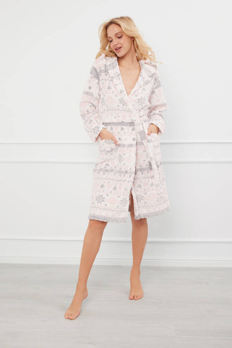 Puri Damenbademantel Italienische Mode 