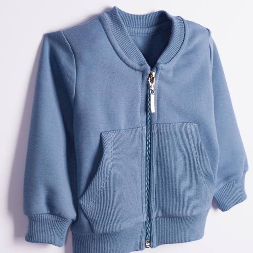 228273 Nicol FARMA Jungen Bomberjacke blau Baumwolle
