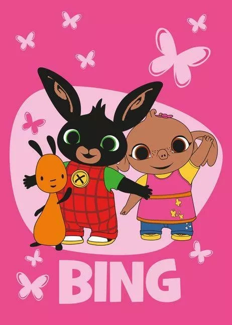 Królik Bunny Bing Koc polarowy dziecięcy Jerry Fabrics | Mikrofibra, miękki i lekki