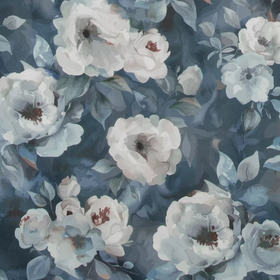 Bettwäsche Kira Design 91 Blumenmuster wendbar weich mit Reißverschluss