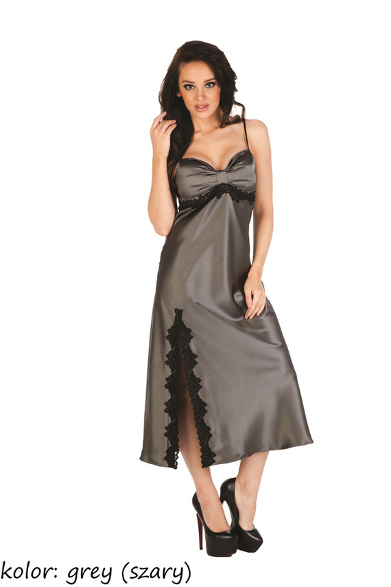 926 Kleoree Langes Nachthemd De Lafense - grau