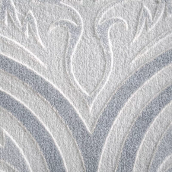 Flano 5 Velours-Bettwäsche, Euro-Vorhang-Ornamente, grau