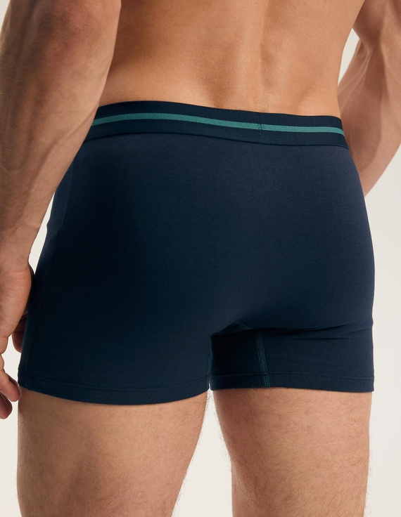 Herrenboxershorts Henderson 45468 Find-Pak aus Baumwolle mit breitem Logo-Bund